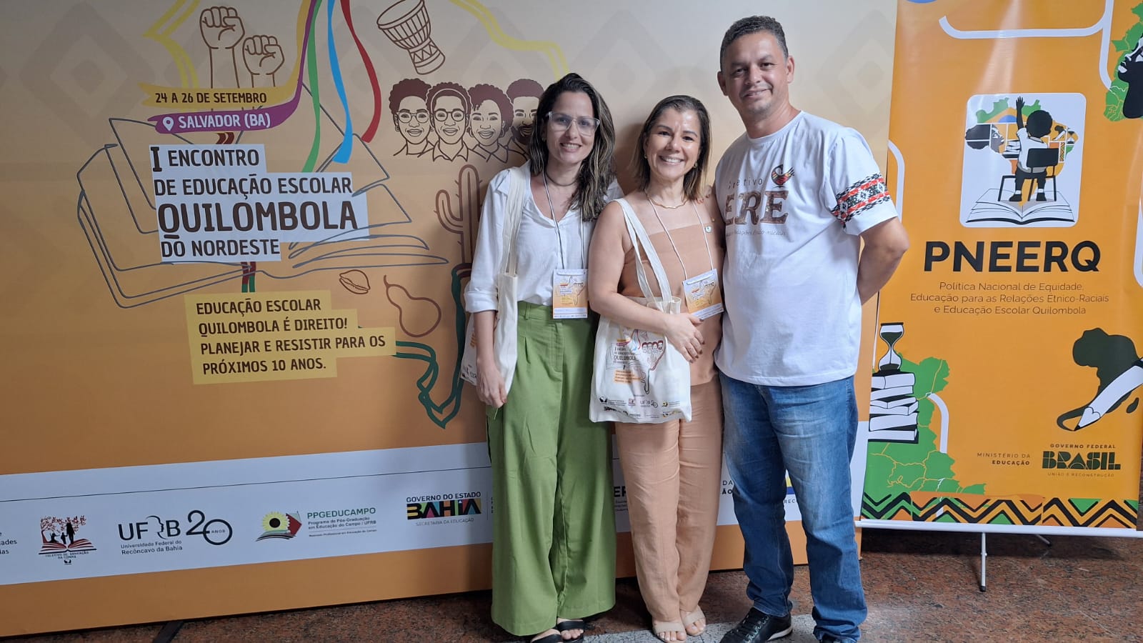 REPRESENTANTES DE CAMPO FORMOSO PARTICIPAM DO 1º ENCONTRO DE EDUCAÇÃO ESCOLAR QUILOMBOLA DO NORDESTE