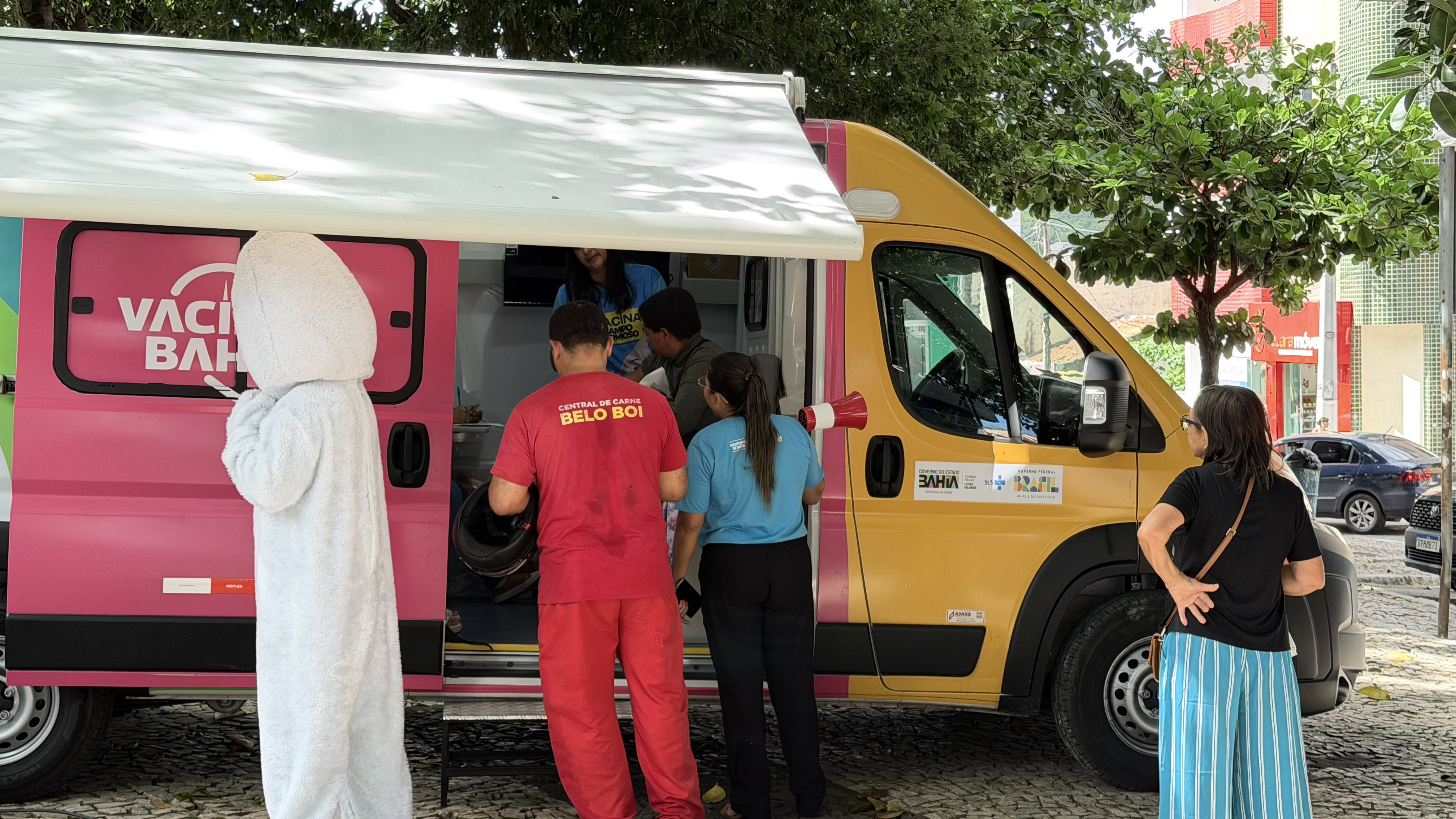 VACIMÓVEL AMPLIOU A COBERTURA VACINAL DE CAMPO FORMOSO NESTA QUINTA-FEIRA