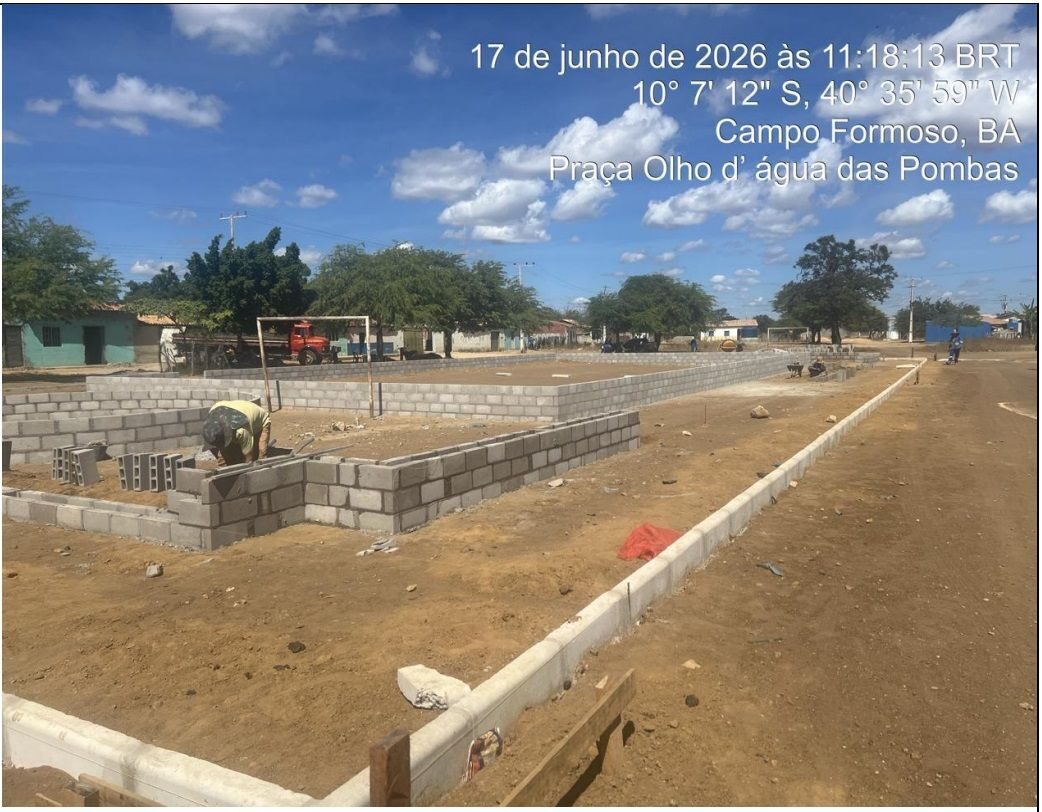 VISTA OBLÍQUA DA OBRA - OLHOS D'ÁGUA DAS POMBAS