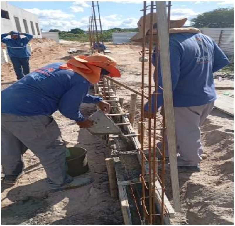 CONCRETAGEM DE VIGA BALDRAME PARA FUNDAÇÃO - TUIUTÍBA