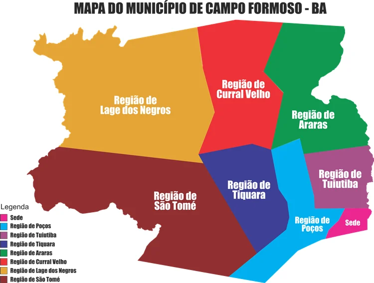 Mapa de Campo Formoso