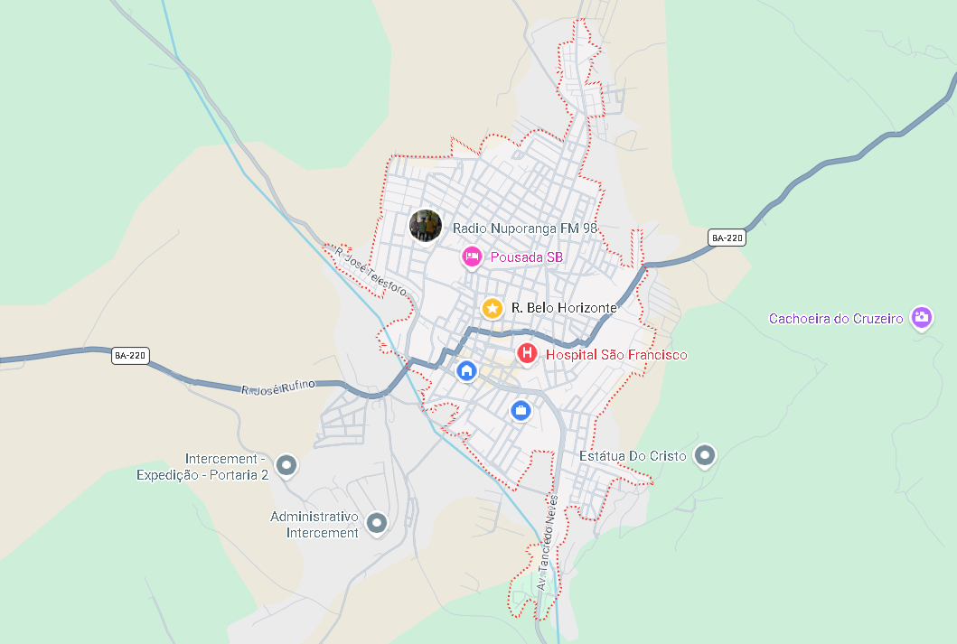 Mapa de Campo Formoso